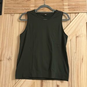Athleta army green athletic top